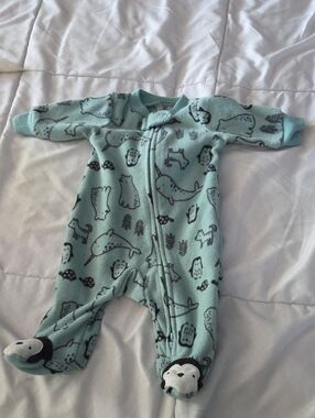 Premie Fleece Onesie